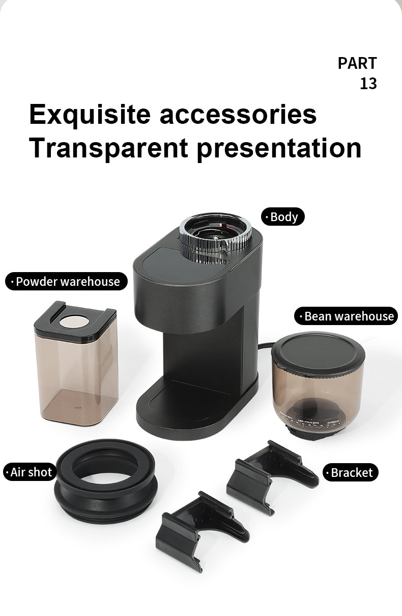 Coffee Grinder - Burr Style White or Black