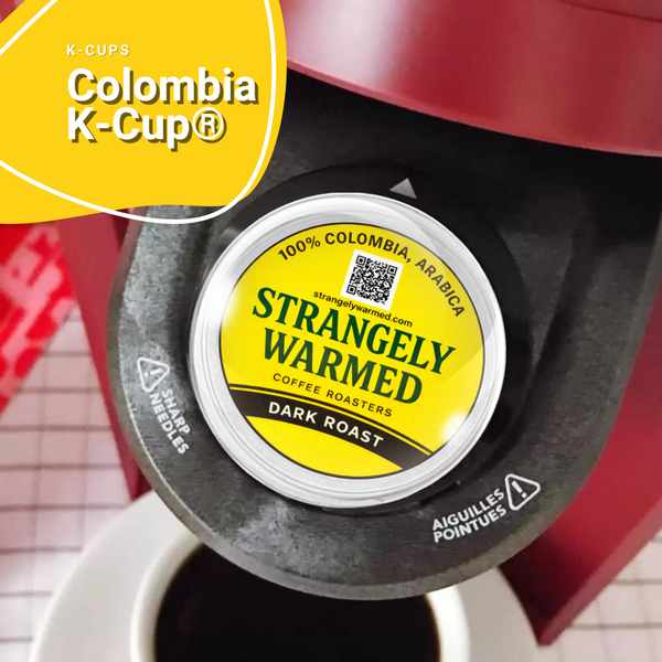 Colombian single origin coffee in Keurig compatible pods