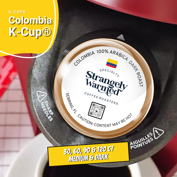 Wholesale Colombian single origin coffee in Keurig compatible pods