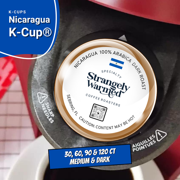 Wholesale Nicaraguan single origin coffee in Keurig compatible pods